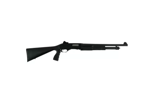 Savage Arms Stevens 320 Security GRS with Pistol Grip 20 Gauge Pump-Action Shotgun, Matte Black - 22439