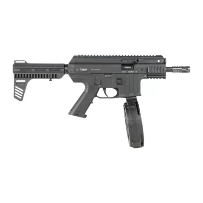 Mauser Rimfire 415.00.60_1 TacOps Pk 22 LR 110+1 5" Black Anodized Steel Barrel, Picatinny Rail Receiver, Black Aluminum Frame w/Picatinny Rail