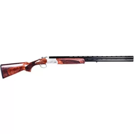 American Tactical Imports Cavalry SX Compact .410 Bore 26" Vent Rib Barrels 3" Chambers 2rd Engraved Silver Receiver Walnut Stock Blued Over/Under Shotgun ATIGKOF410SVY