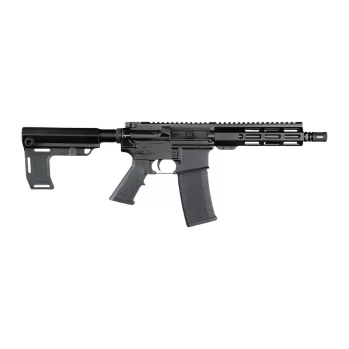 Andro Corp Industries 3008CBMPS ACI-15 CQB 300 Blackout 30+1 Black Nitride Threaded Barrel, Black Anodized Aluminum Receiver w/Picatinny Rail, M-LOK Handguard, Black Polymer SBA3 Pistol Brace, A2 Grip
