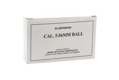 Armscor Rifle Ammo, Arms 50112 5.56 62gr Fmj 20rd Box       500 *case*