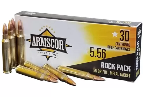 Armscor Rock Pack, Arms 50113   5.56 Fmj 55gr - Rock Pack       30/10
