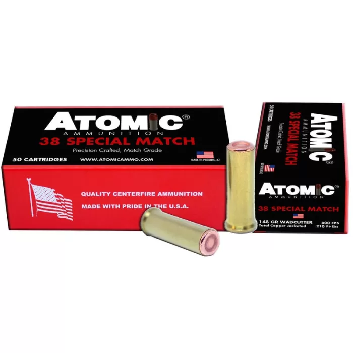 Atomic Subsonic .38 Special +P 148 Gr Lead Hollow Point 50 Round Box Atomic Subsonic .38 Special +P 148 Gr Lead Hollow Point 50 Round Box