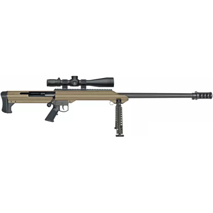 BARRETT M99 416 Barrett, 32" Barrel, Leupold Mark 4HD, 1 rnd - FDE [MPN:19949]