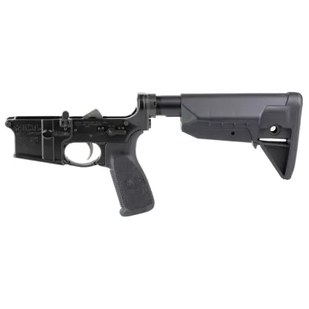 BCM Gunfighter AR15 Complete Lower Group - Black [MPN:LRG-STK-MOD-0-SPMD-BLK]