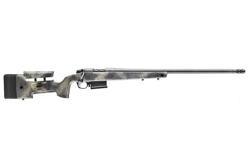 Bergara B-14 HMR Carbon Wilderness Sniper Gray Cerakote Bolt Action Rifle - 7mm PRC - 24in