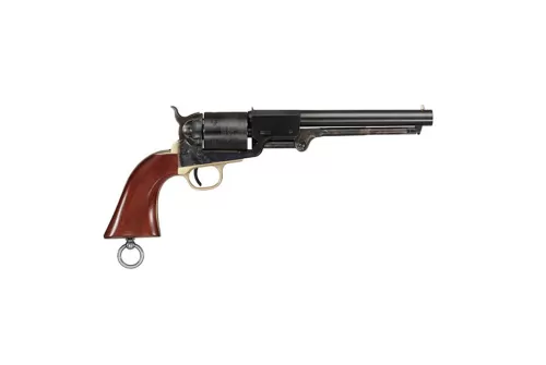 Cimarron Tuco 45 Long Colt, 7.5" Barrel, Case Hardened/Blued Finish, Walnut Grips, 6rd