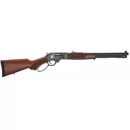 Henry Side Gate Wildlife 45-70 Gov 4+1 18.43" Fancy American Walnut Blued Right Hand with Large Loop