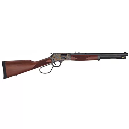 Henry Repeating Arms, Big Boy Color Case Hardened, Lever Action, Side Gate, 44 Mag/44 Special, 16.5" Octagon Blued Steel Barrel, Straight-grip American Walnut Stock, Fully Adjustable Semi-Buckhorn Sights, 7 Rounds