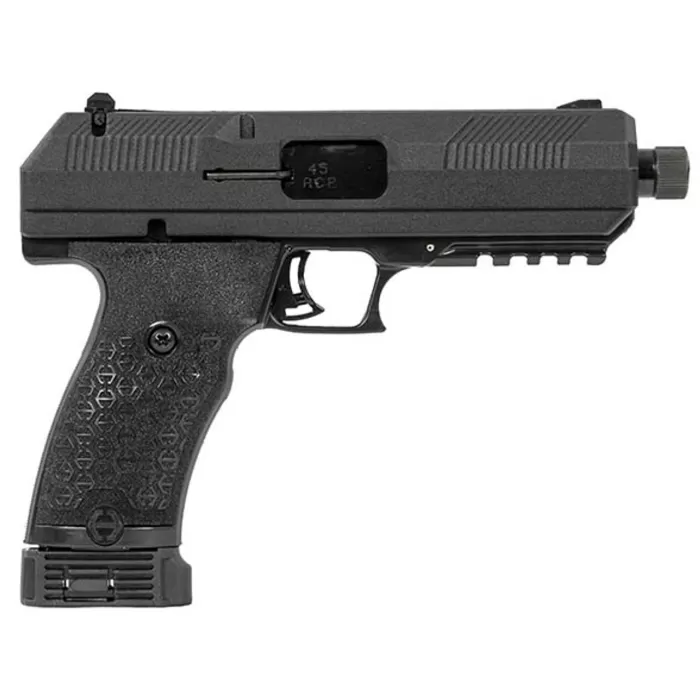 Hi-Point JHP Gen2 45 ACP, 4.50"  Barrel, Black Powder Coated Serrated Slide, Black Frame and Grips, 9rd