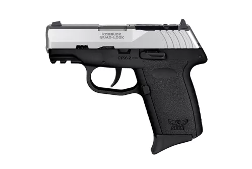 SCCY CPX-2 Gen3 OR 9mm, 3.1" Barrel, 3-Dot Sights, Black/Stainless, 10rd