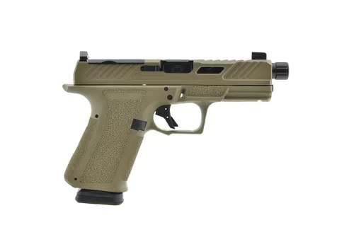 Shadow Systems MR920 Elite 9mm, 4" DLC Threaded Barrel, Optics Ready, FDE, 15rd