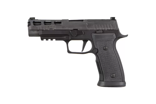 SIG P320 9mm X-Series, 4.7" Barrel, Black, Striker, X-Ray 3, AXG Mod Grip, Pro-Cut, Magwell, 2x10rd Mags