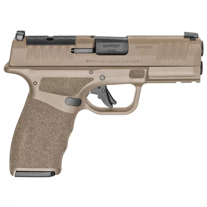 SPRINGFIELD ARMORY Hellcat Pro OSP 9mm 3.8in Low Capacity 2x10rd Desert FDE Pistol (HCP9379FOSPLC)