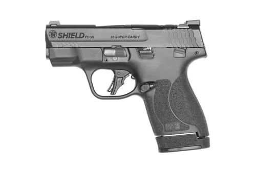 Smith and Wesson Shield Plus Optics Ready 30 Super Carry 3.1" Barrel 13/16-Round Mags TS