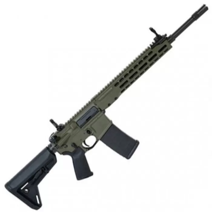 Barrett 16982 Rec7 Carbine Semi-Automatic 5.56 Nato 16" 30+1 6 Position Black Synthetic Stock OD Green Cerakote Receiver Barrett 16982 Rec7 Carbine Semi-Automatic 5.56 Nato 16" 30+1 6 Position Black Synthetic Stock OD Green Cerakote Receiver