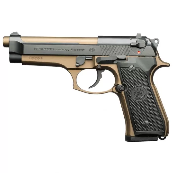 Beretta 92FS 9mm 4.9" Pistol, Burnt Bronze - JS92F340M Beretta 92FS 9mm 4.9" Pistol, Burnt Bronze - JS92F340M