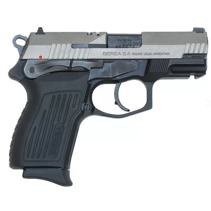 Bersa Tpr9cdt10 Thunder Pro Compact Single/Double 9Mm Luger 3.25" 10+1 Black Polymer Grip Nickel Bersa Tpr9cdt10 Thunder Pro Compact Single/Double 9Mm Luger 3.25" 10+1 Black Polymer Grip Nickel