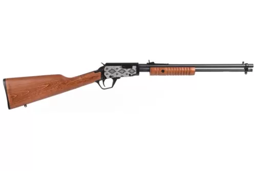 Braztech/Rossi Rossi Gallery Black .22 LR 18" Barrel 15-Rounds Snakeskin Engraved