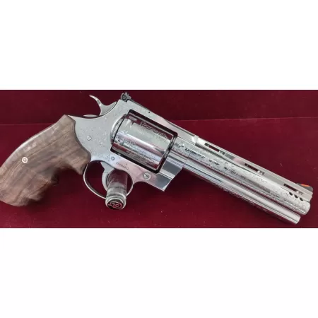 Colt KODIAK .44 MAG, 6" Barrel, CUSTOM SHOP ENGRAVED, 6 rnd - Stainless [MPN:CSKODIAKSP6RTS]