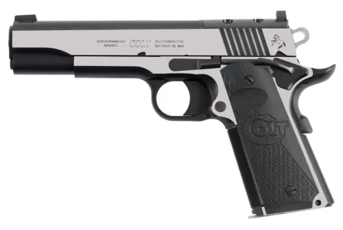 Colt Combat Elite Government 9mm, 5" Barrel, Blem, 9 rnd - Silver/Black [MPN:ZO1072CEOR]