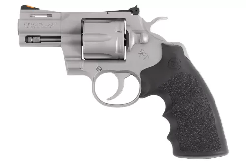 COLT PYTHON 357MAG 2.5 MATTE SS RUBBER BLEM