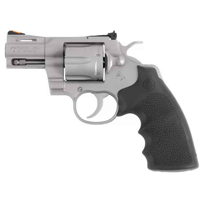COLT PYTHON 357MAG 2.5 MATTE SS RUBBER BLEM