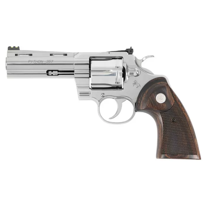 COLT TARGET PYTHON .357 MAG, 4.25" Barrel, WALNUT, 6 rnd - Stainless [MPN:ZPYTHONSP4WFTG]