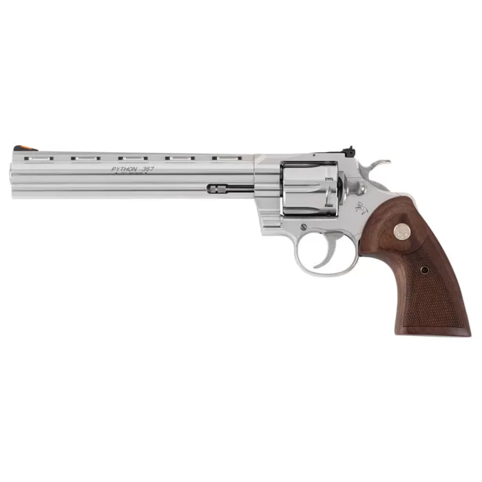 Colt PYTHON .357 MAG, 8" Barrel, 6 rnd - Stainless [MPN:ZPYTHONSP8WTS]