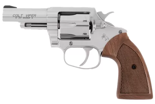 CLT VIPER 357MAG 3 SS HALF LUG WALNUT BLEM
