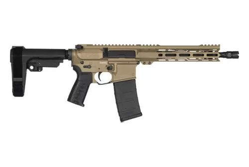 CMMG Banshee Mk4 AR-15 Pistol Tan 5.56 NATO 10.5