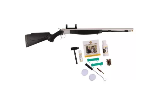 CVA Optima V2 50 Caliber, 209 Primer, 26" Stainless Steel Barrel, Black Stock, 1rd