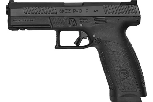CZ P-10 F Pistol 45 ACP 4.5 in. Black/Nitride 10+1 rd. Fixed Sights