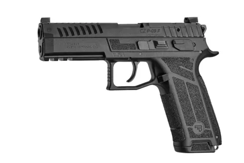 CZ P-09 F Nocture SR 9mm, Optics Ready, 5.3" barrel, 21 rnd - Black [MPN: 91671]