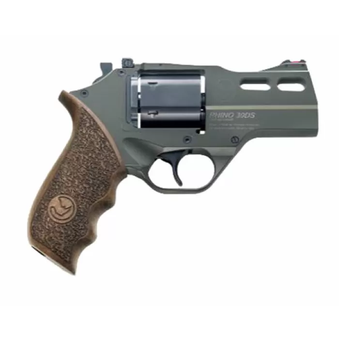 Chiappa Rhino 357 Magnum 3in Green/Walnut Revolver - 6 Rounds - California Compliant