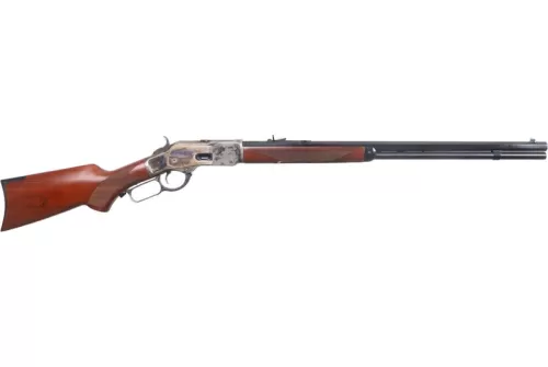 Cimarron Firearms 1873 Deluxe .357/.38 24" Octagon Cc/Blued PG Walnut CA276