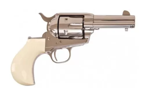 CIMARRON Thunderer "Doc Holliday" Stainless 3.5in .45LC 6rd Engraved Single Action Revolver (CA4506DOCP)