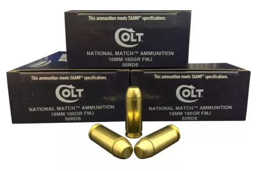 Colt National Match 10mm 180 Grain DoubleTap 50 Round Box