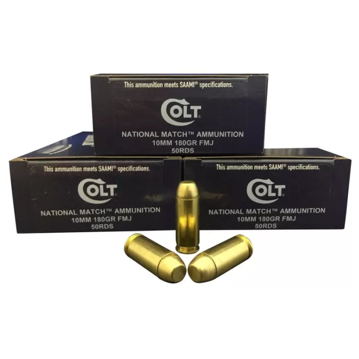 Colt National Match 10mm 180 Grain DoubleTap 50 Round Box Colt National Match 10mm 180 Grain DoubleTap 50 Round Box
