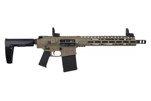 Diamondback Diamondback Db15 Black Gold Series Pistol, .308 Win, 13.5" Barrel, Mbus, 13" M-Lok Rail, Tailhook Brace, Fde, 20-Rd DB1335C061