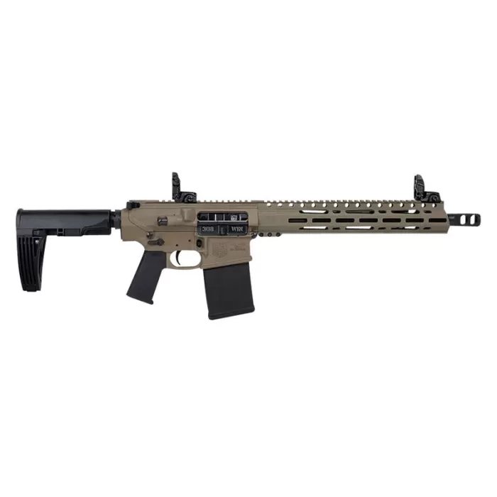 Diamondback Diamondback Db15 Black Gold Series Pistol, .308 Win, 13.5" Barrel, Mbus, 13" M-Lok Rail, Tailhook Brace, Fde, 20-Rd DB1335C061 Diamondback Diamondback Db15 Black Gold Series Pistol, .308 Win, 13.5" Barrel, Mbus, 13" M-Lok Rail, Tailhook Brace, Fde, 20-Rd DB1335C061