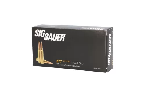 Sig Sauer: 277 FURY,  135gr Elite Ball FMJ, 20/Box