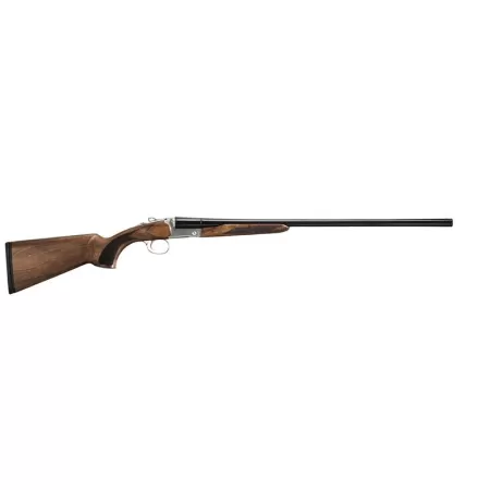 Akkar 111346 Churchill 512 Field 410 Gauge 26" Concave Rib Side-By-Side Barrel 3" 2Rd, Nickel Finished Steel Receiver, Turkish Walnut Stock, Bead Front Sight, Gold Mechanical Trigger