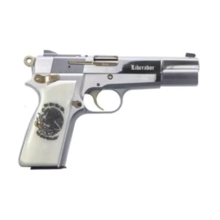 EAA Girsan MCP 35 Liberador 9mm, 4.87" Barrel, Engraved Special Edition, Mexican Eagle Grips, CA Legal, 10rd EAA Girsan MCP 35 Liberador 9mm, 4.87" Barrel, Engraved Special Edition, Mexican Eagle Grips, CA Legal, 10rd