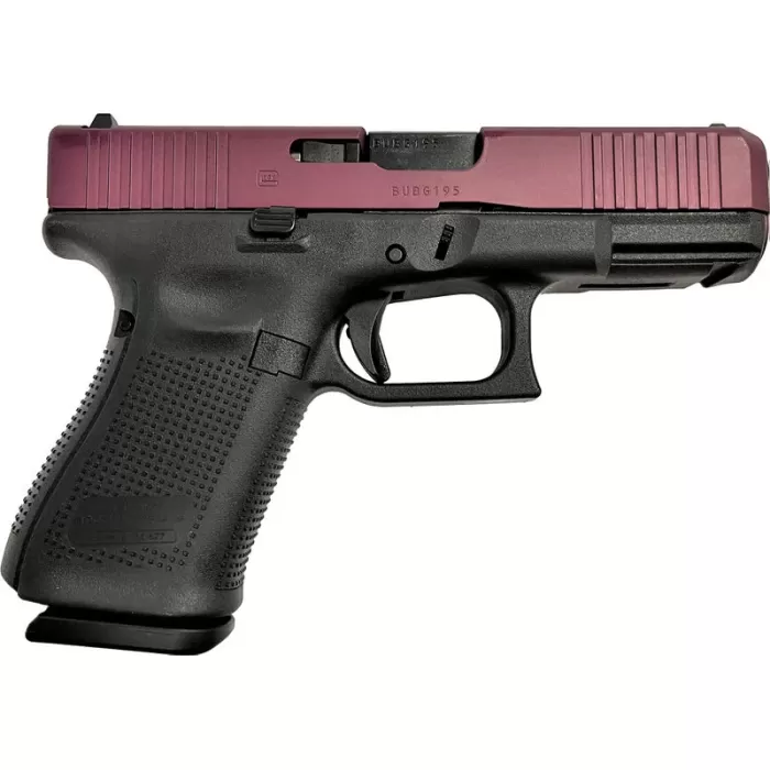 Evolved Tactical G19 Gen5 Black Cherry Slide 9mm 4.02" Barrel 15-Rounds Evolved Tactical G19 Gen5 Black Cherry Slide 9mm 4.02" Barrel 15-Rounds
