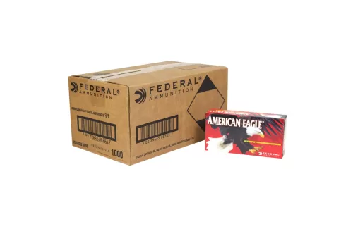 Federal Premium American Eagle Handgun Ammunition .40 S&W 165 gr FMJ 1130 fps 1000/ct, FAAE40R3C
