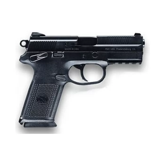 FN America LE 66848 FNX-40
40 Smith & Wesson (S&W) Single/Double 4" 14+1 Black Interchangeable Backstrap Grip Polymer Frame Black Stainless Steel Slide FN America LE 66848 FNX-40
40 Smith & Wesson (S&W) Single/Double 4" 14+1 Black Interchangeable Backstrap Grip Polymer Frame Black Stainless Steel Slide