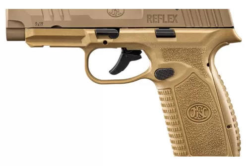FN REFLEX MRD XL 9MM LUGER 2-10RD MAGS FDE NO SAFETY