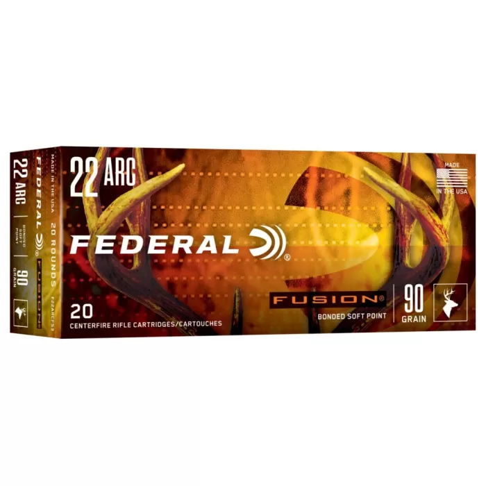 Fusion Rifle, 22 ARC, 90 Grain, Fusion Soft Point, 2700 fps