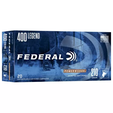 Federal 400LA Power-Shok 300WSM 210gr Soft Point 20 Per Box/10 Case